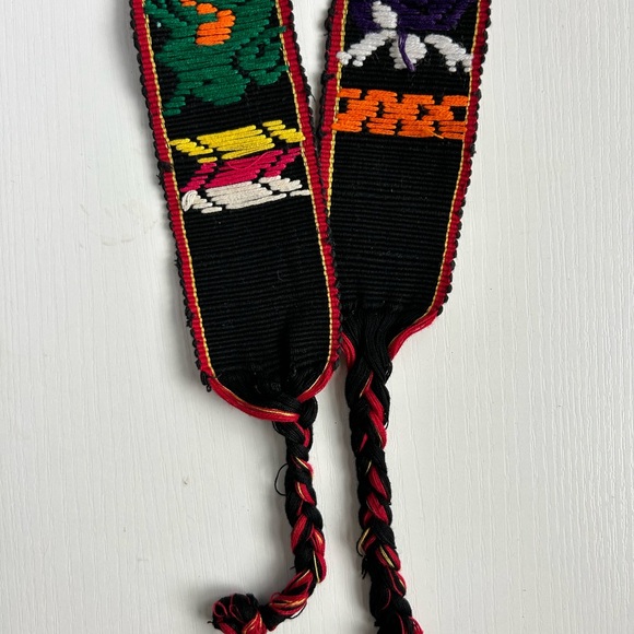 Woven Boho Waist Tie Sash Belt 59 Inches Long‎ Ethnic Hippie - Picture 2 of 4